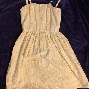 short anime style SMALL yellow dress